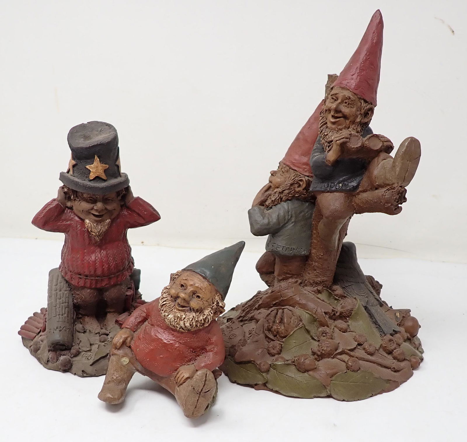 3 Tom Clark Gnomes One Signed (1 of 2)
