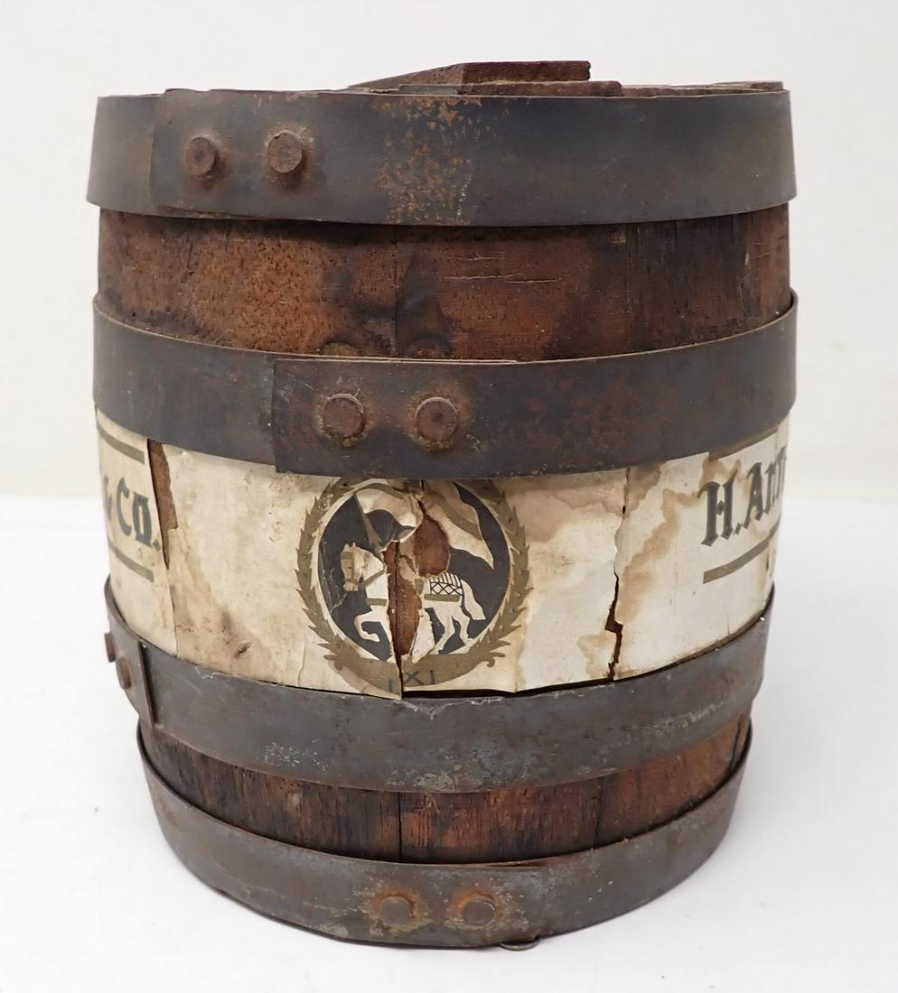 Anton Bock Wooden Cigar Keg - 3