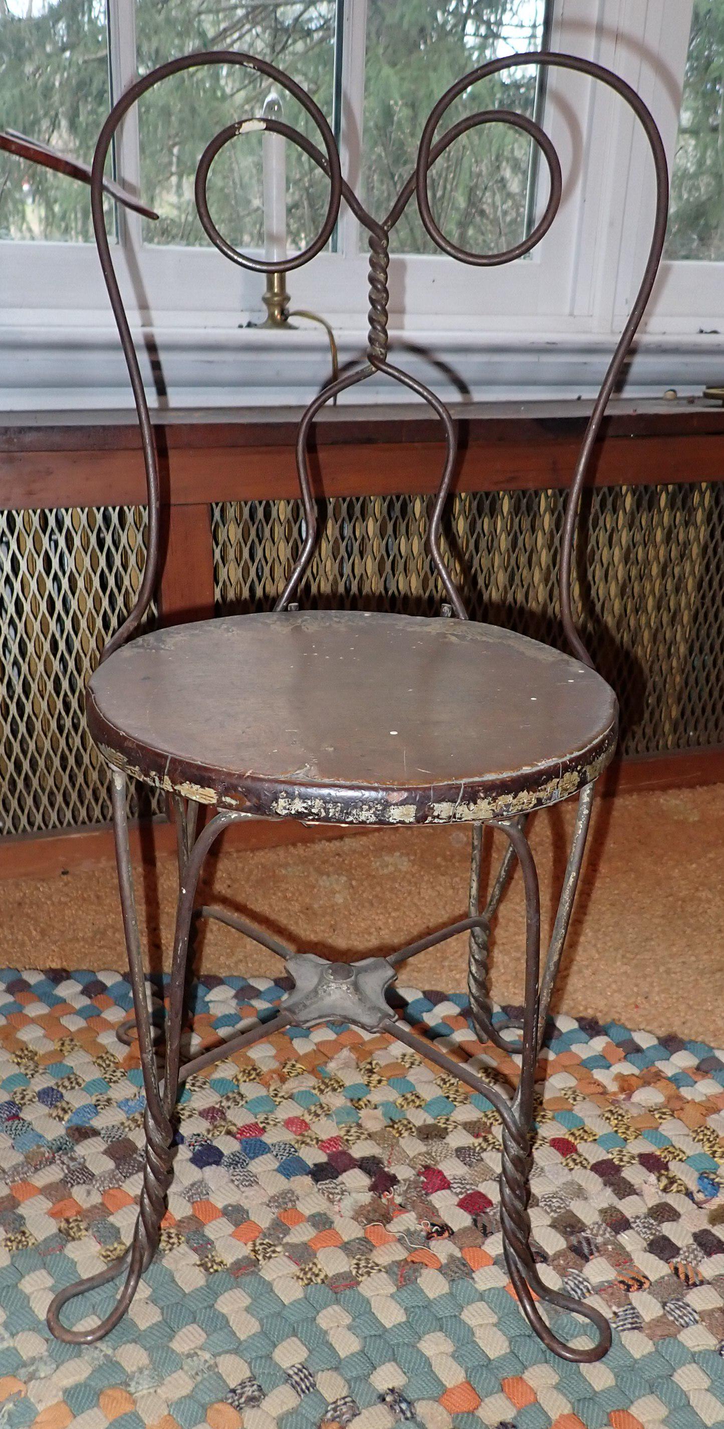 Wire Childs Ice Cream Parlor Chair (1 of 4)