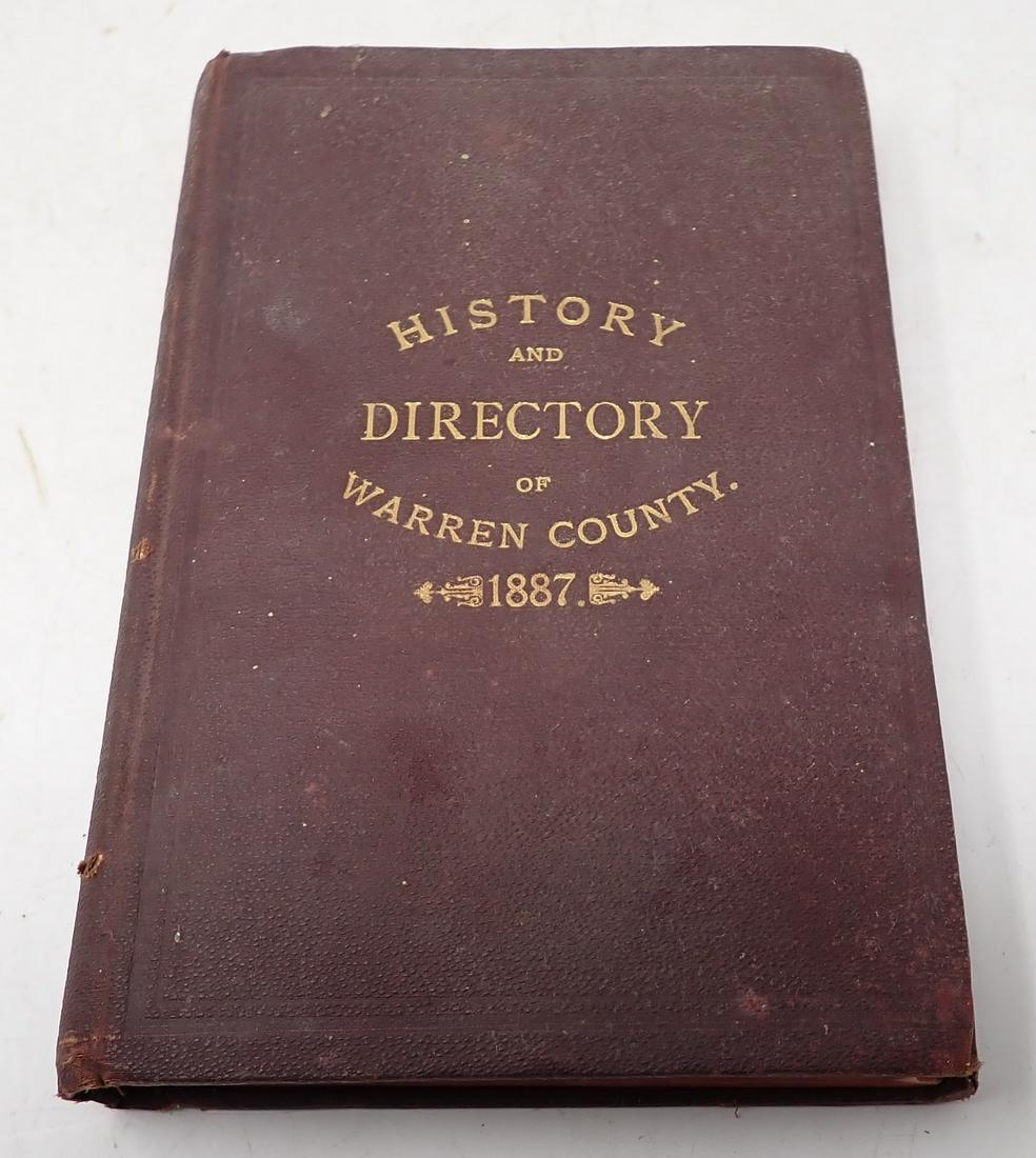 1887 History & Directory of Warren County NJ (1 of 13)