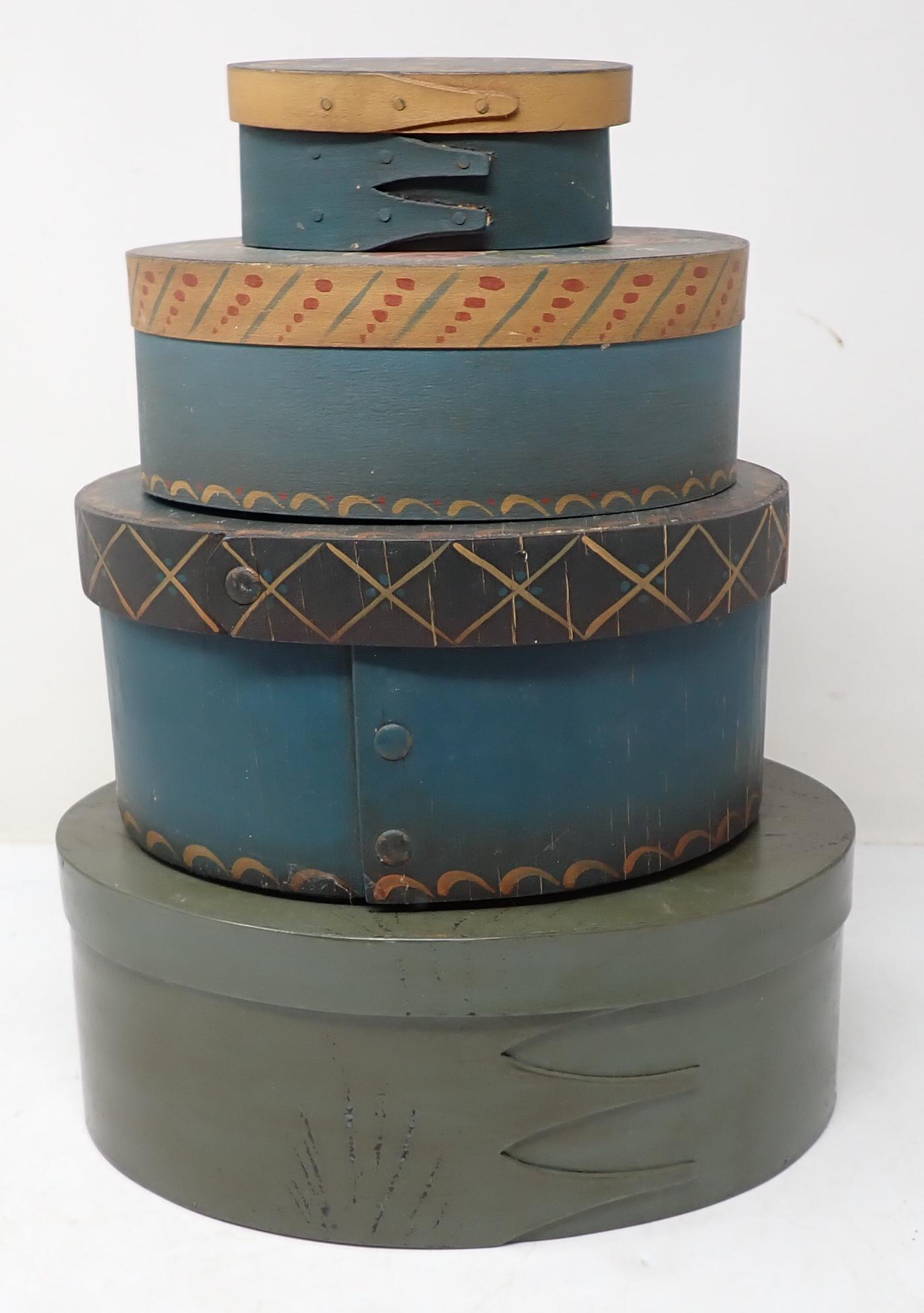 Oval Lidded Boxes incl Lesher (1 of 5)