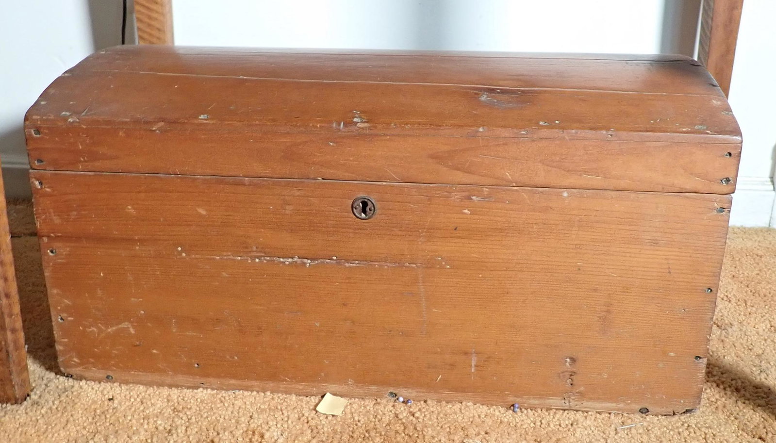 Chest: Approx 14 3/4" x 24 1/2" x 12" tall. NO SHIPPING