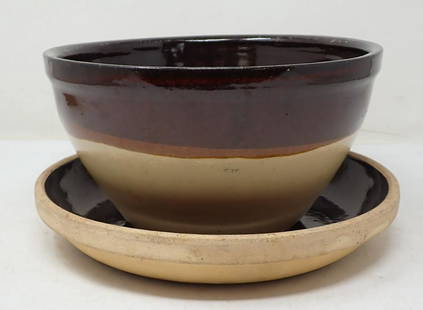 Mixing Bowl and Pie Plate: Bowl is approx 8 3/4" in diameter and 4 3/4" tall