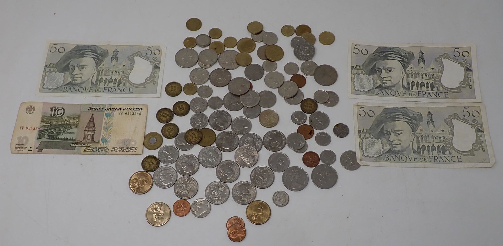 US Foreign Coins & Paper Money (1 of 9)