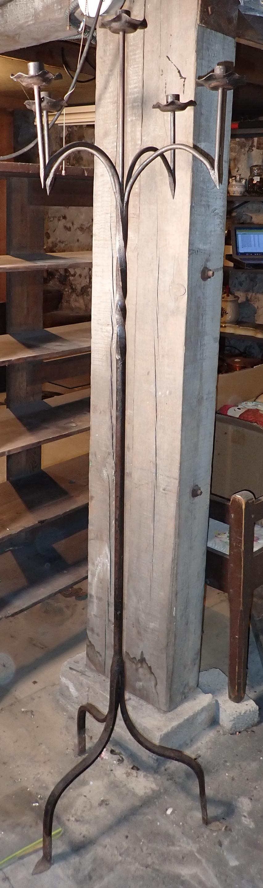 Wrought Iron Candle Stand (1 of 5)