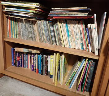 Golden Books & Misc Childrens Books: Getting all on the 2 Shelves. MUST TAKE ALL !