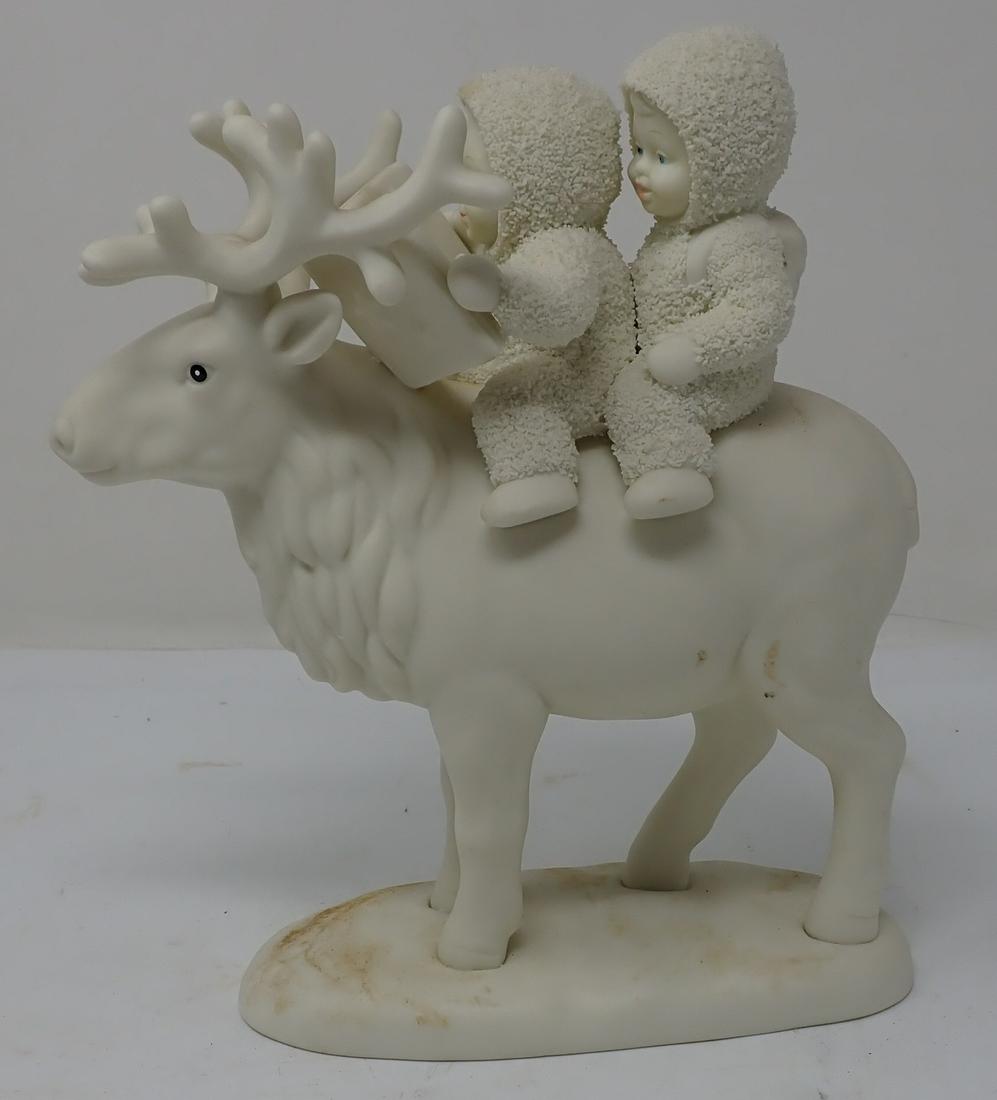 Department 56 Snowbabies on Moose (1 of 2)