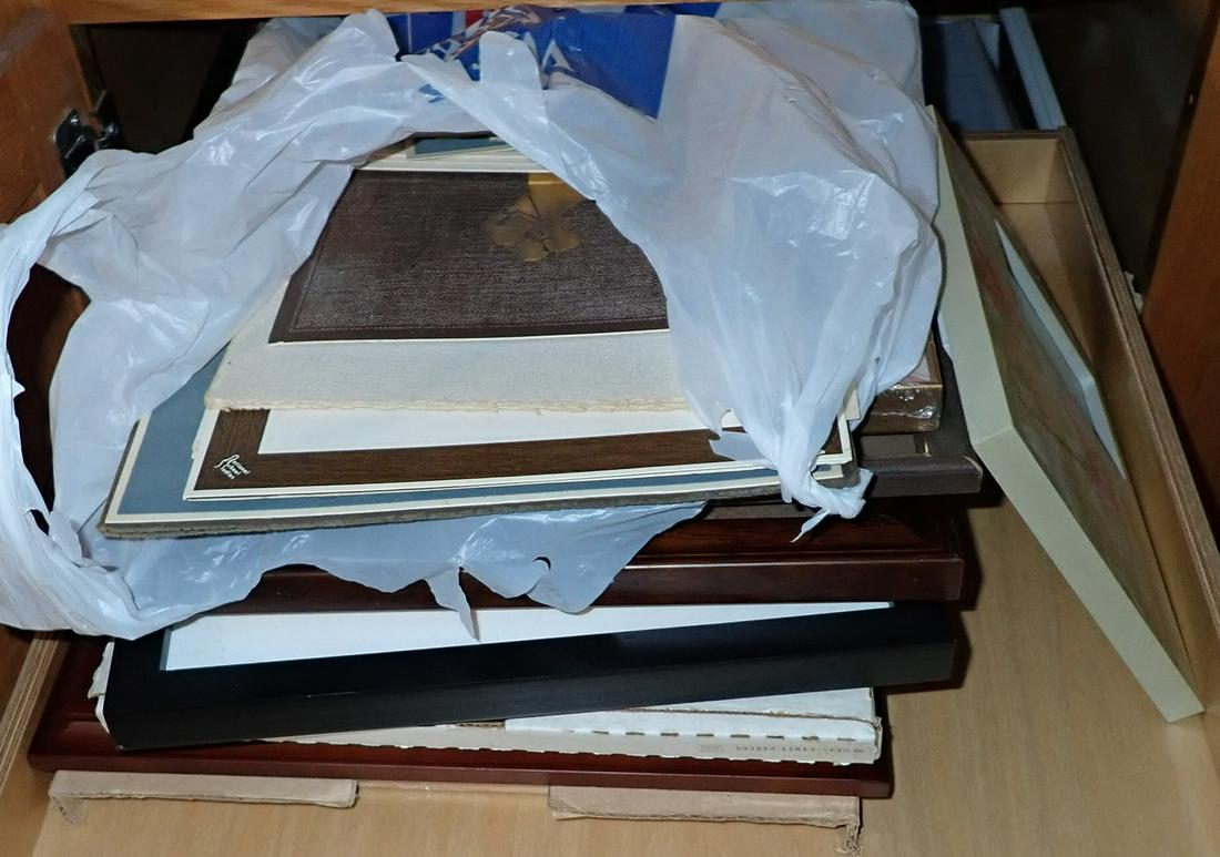 Picture Frames & Misc Cabinet Contents (1 of 7)