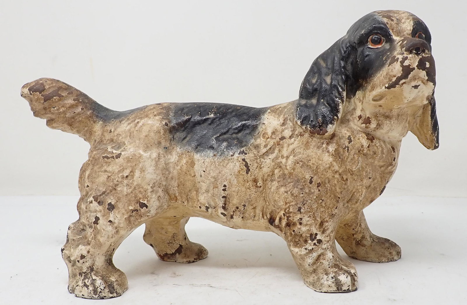Cast Iron Dog Doorstop: Apprx 10 1/2" long and 7" tall