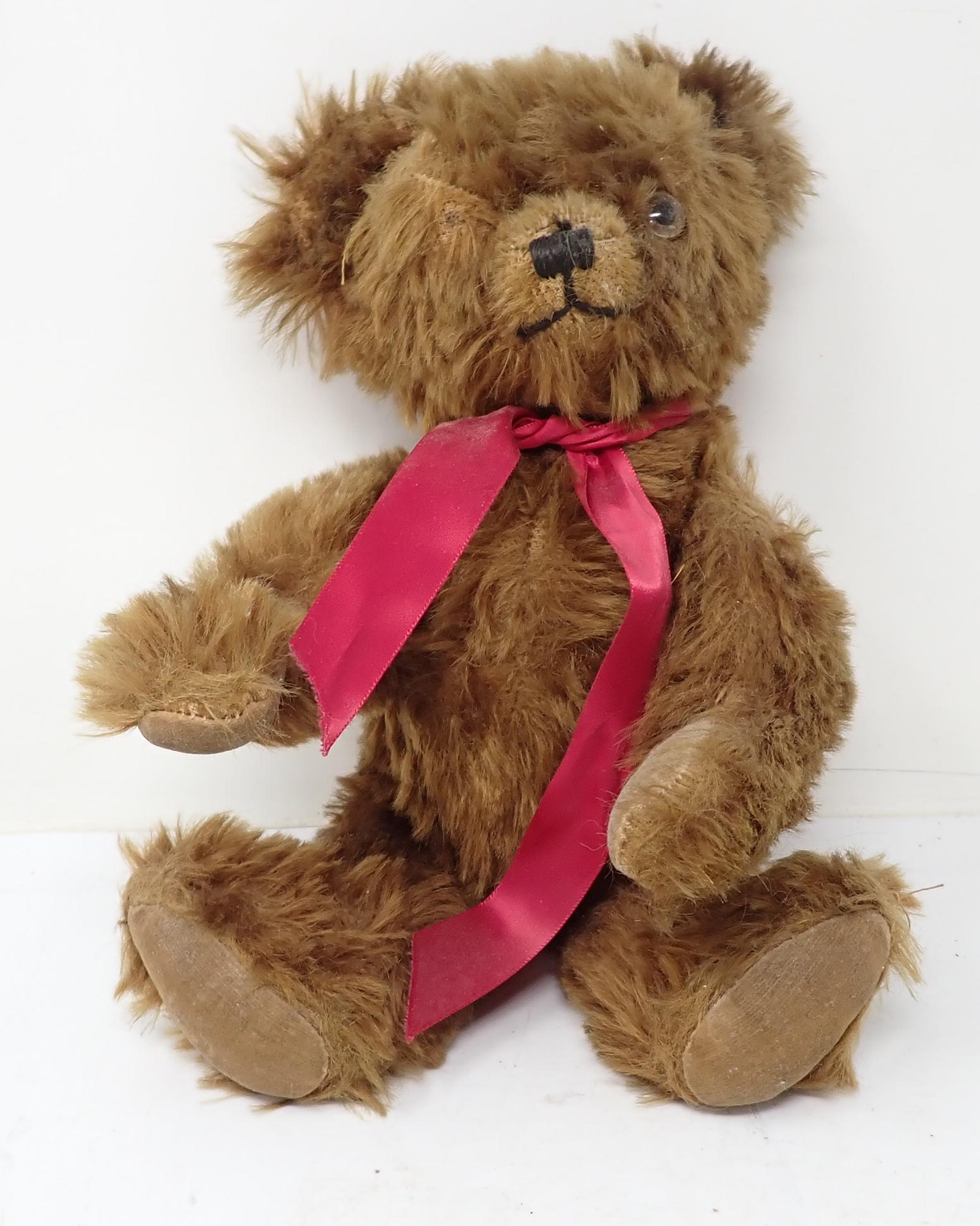 Antique Jointed Stuffed Teddy Bear (1 of 4)