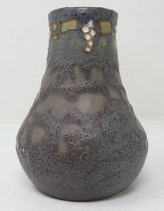 California Arequipa Pottery Signed Vase