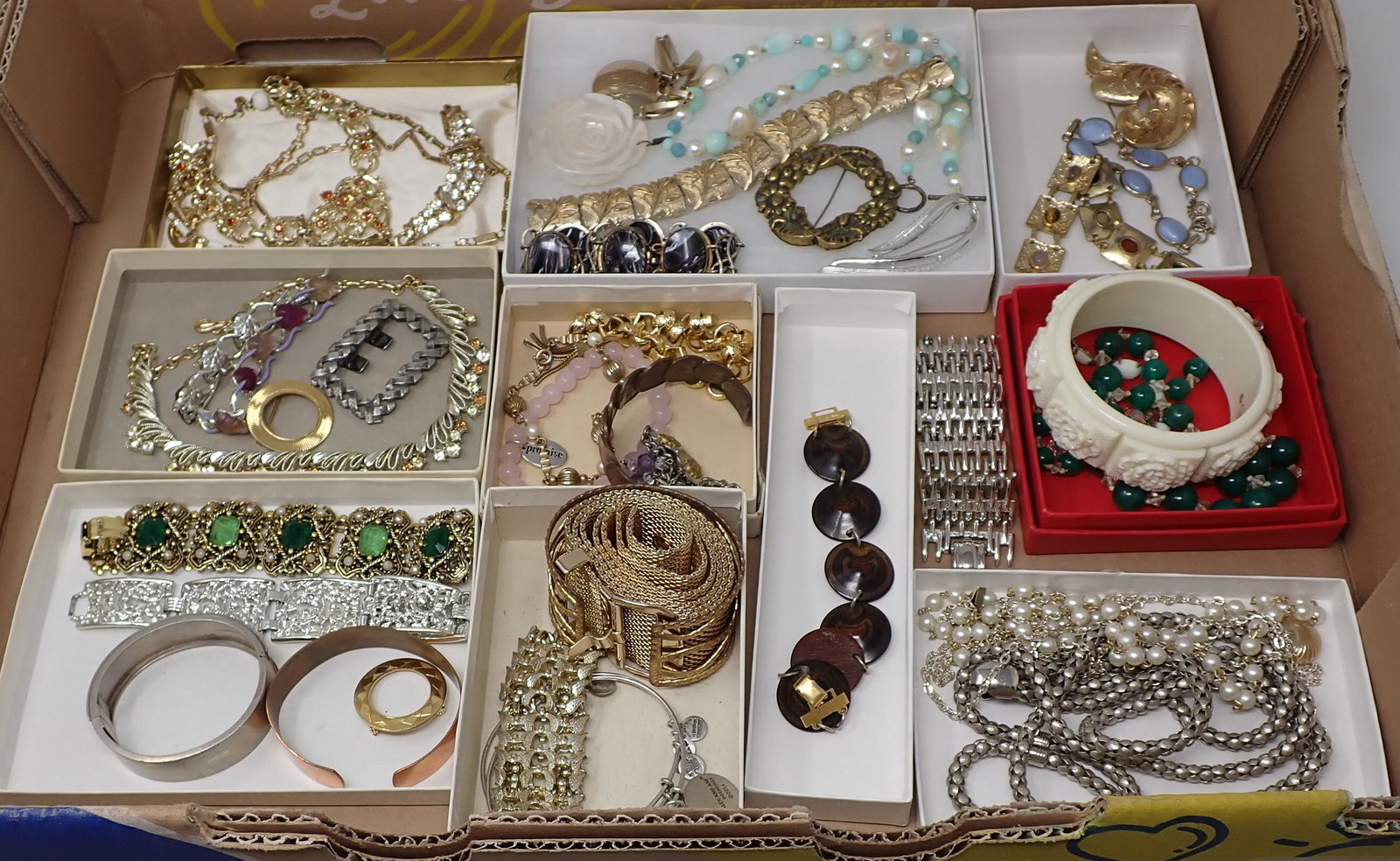 Costume Jewelry Bracelets Necklaces Brooches: Getting all pictured