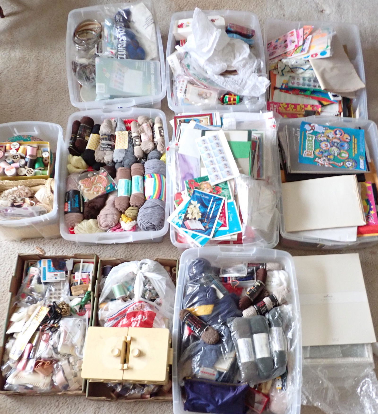 Sewing Knitting Yarn Thread Greeting Cards & Misc (1 of 12)