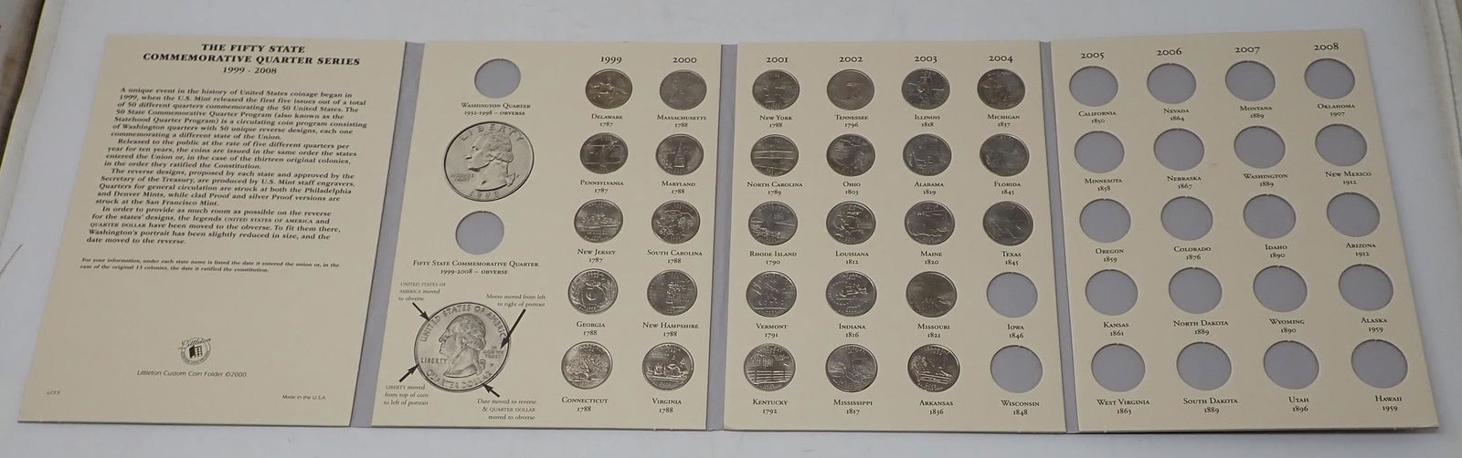 50 State Commemorative Quarters Album (1 of 6)