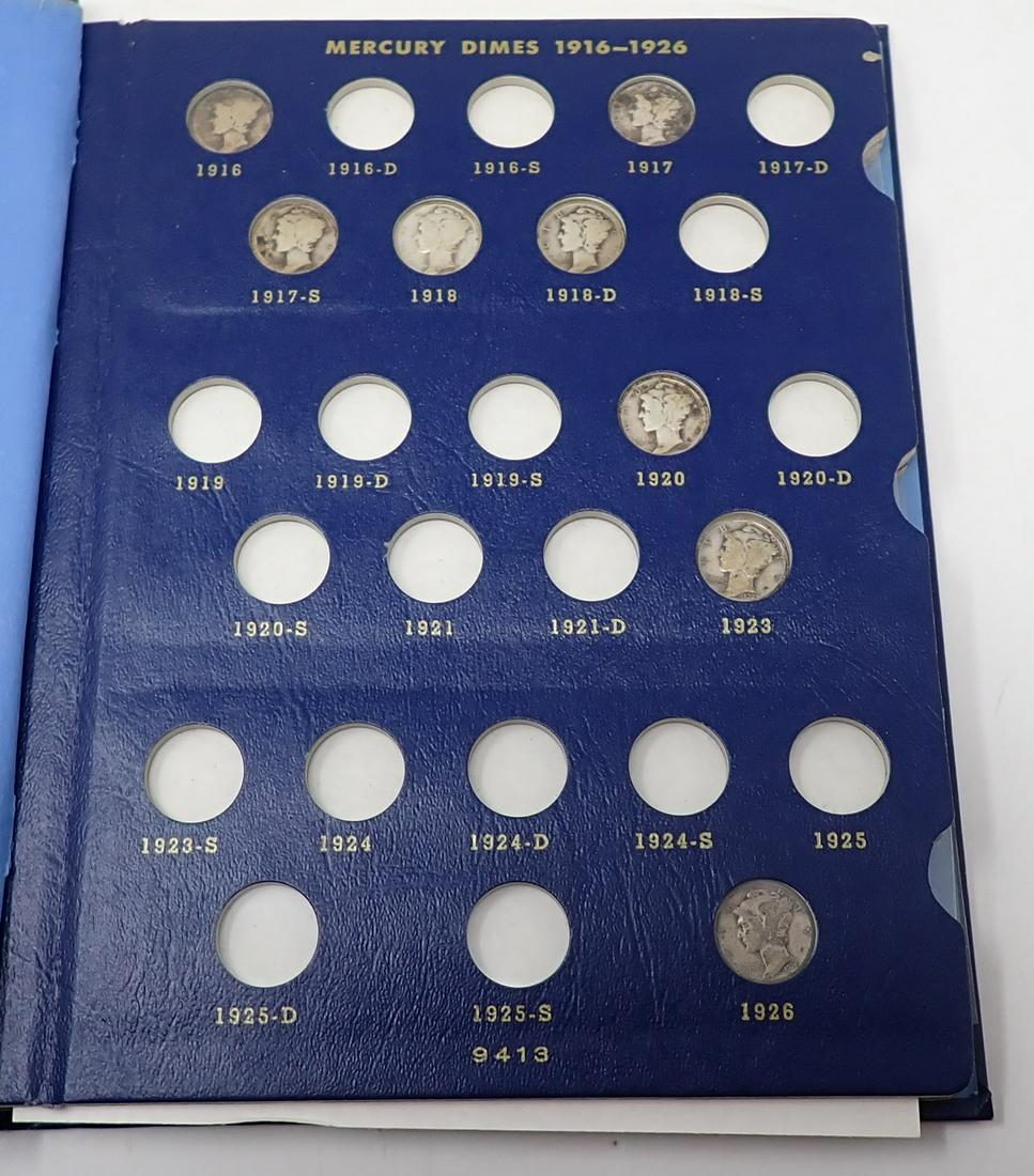 1916 - 1945 Mercury Dimes Album (1 of 9)
