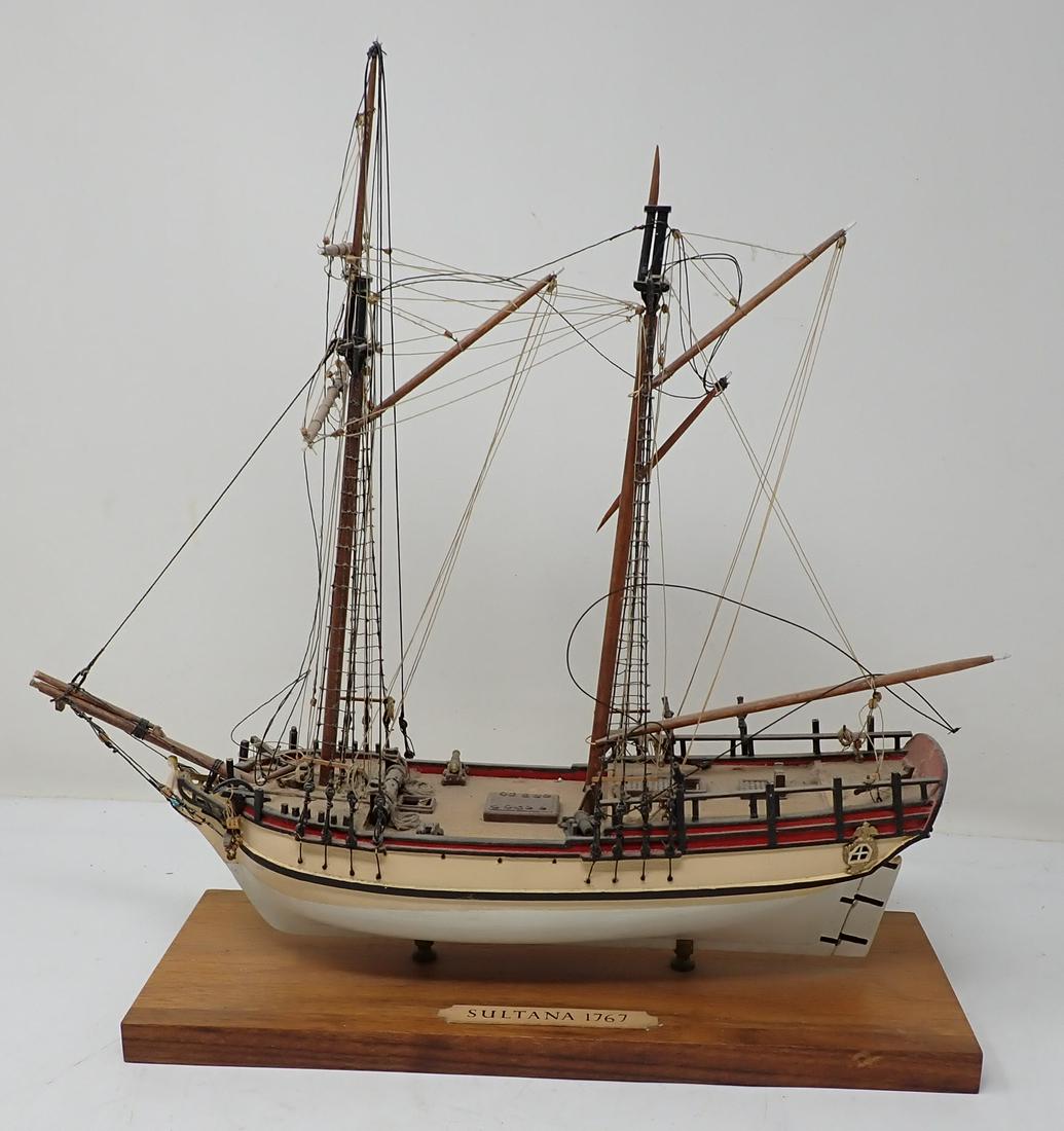 Sultana 1767 Wooden Boat Model (1 of 7)