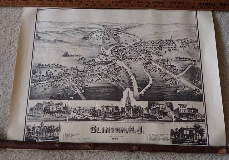Lambertville And Two Clinton Nj Maps