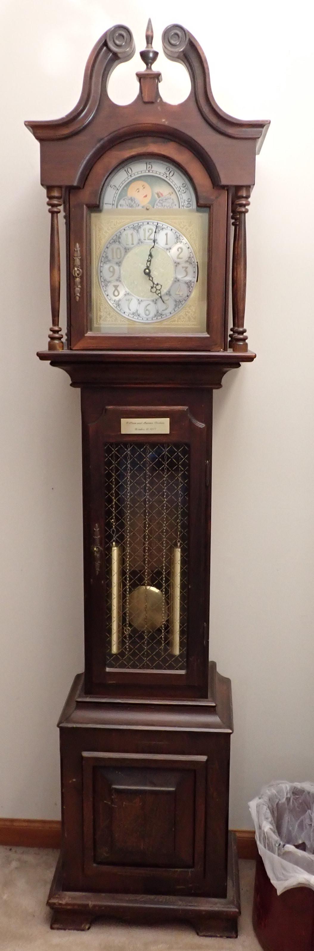 New England Clock Frederick Wingates Grandfather Clock (1 of 7)