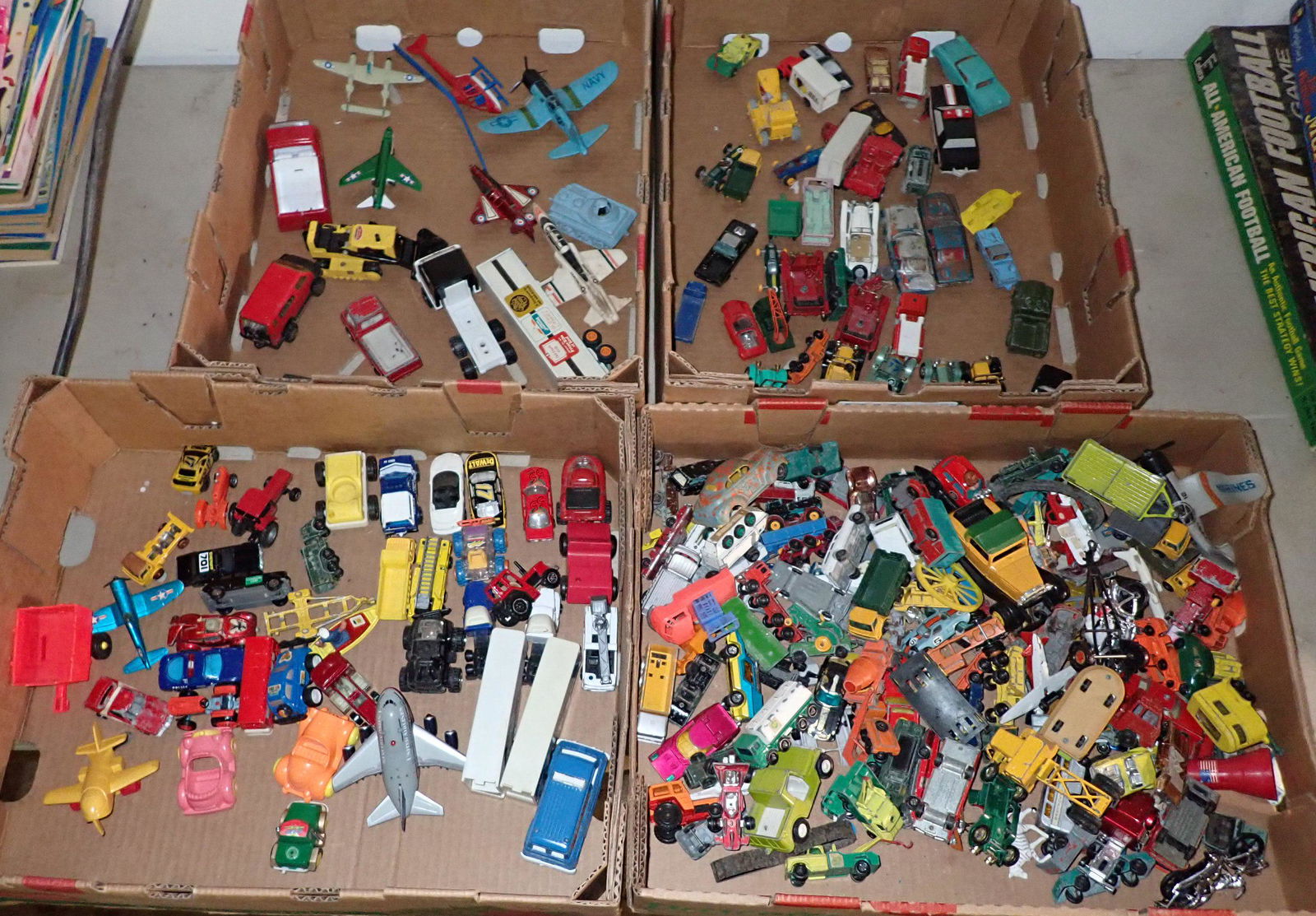 Matchboxes & Misc Toy Cars: Getting all in the boxes.