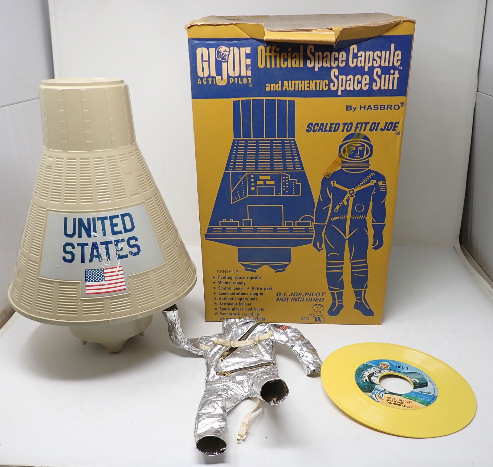 1966 GI Joe Space Capsule w/ Suit & Record (1 of 7)