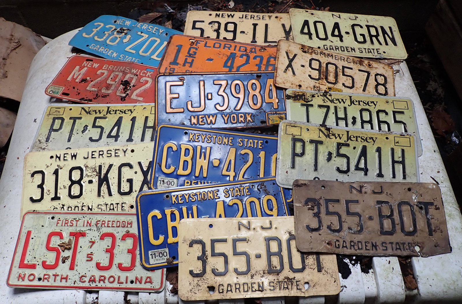 Pa NJ Florida & Misc License Plates (1 of 3)