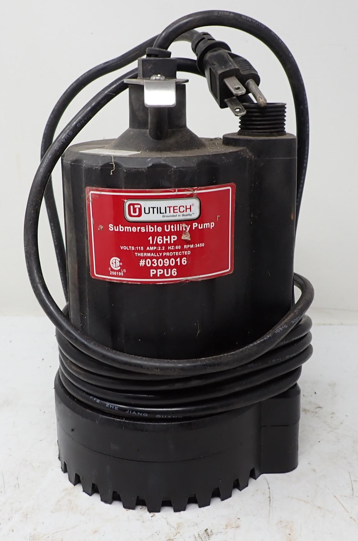 Utilitech 1/6hp Submersible Pump (1 of 1)