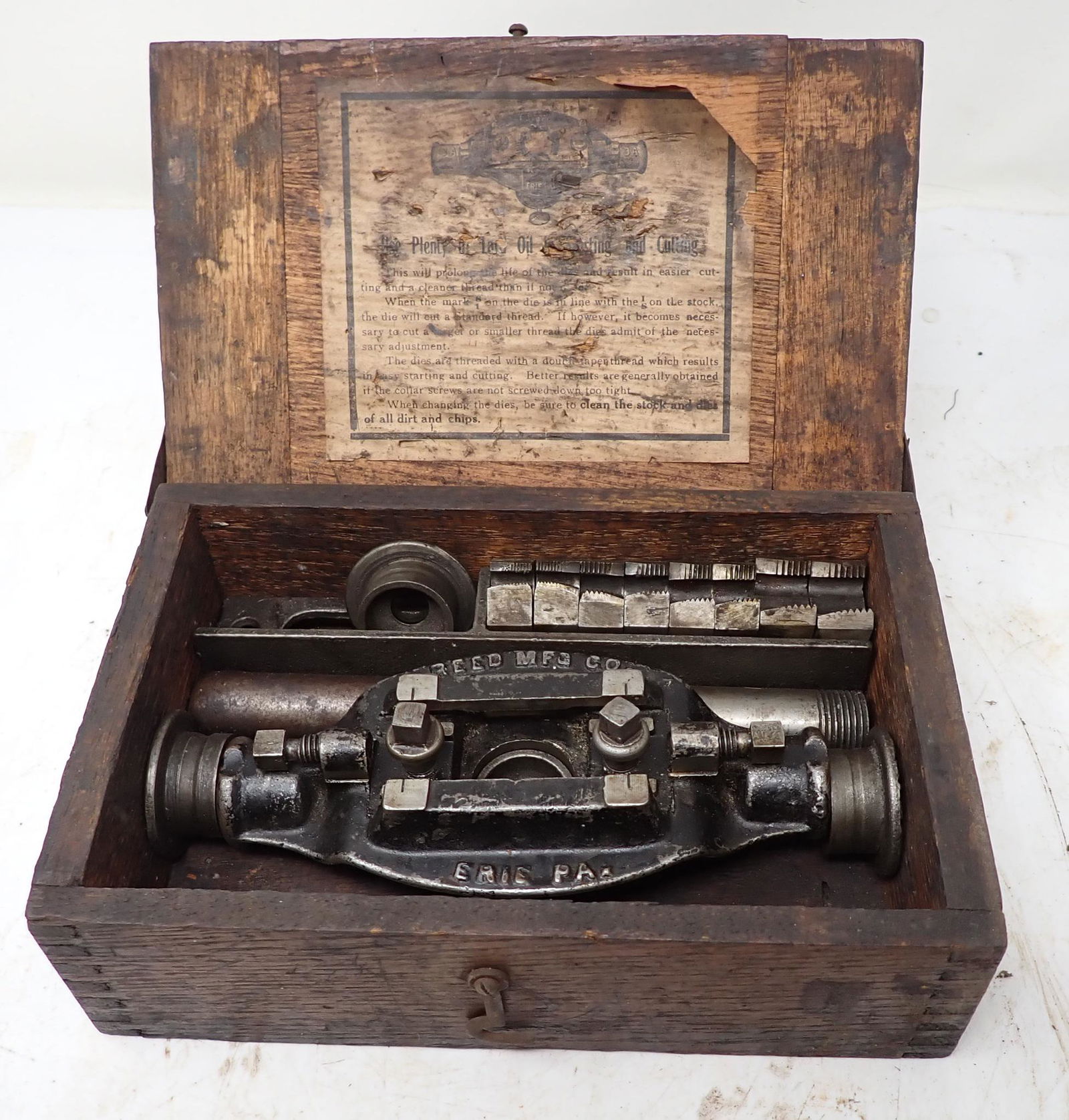 Antique Reed 1A Pipe Threader in Original Box (1 of 6)