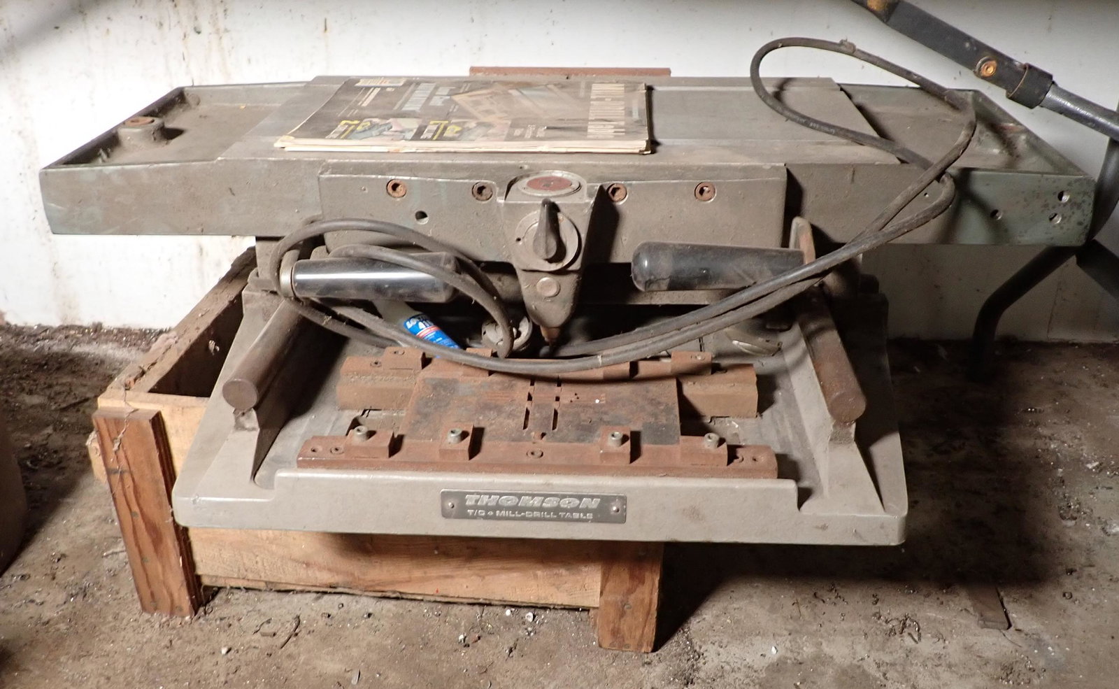 Thomson T/C Mill - Drill Table: NO SHIPPING !
