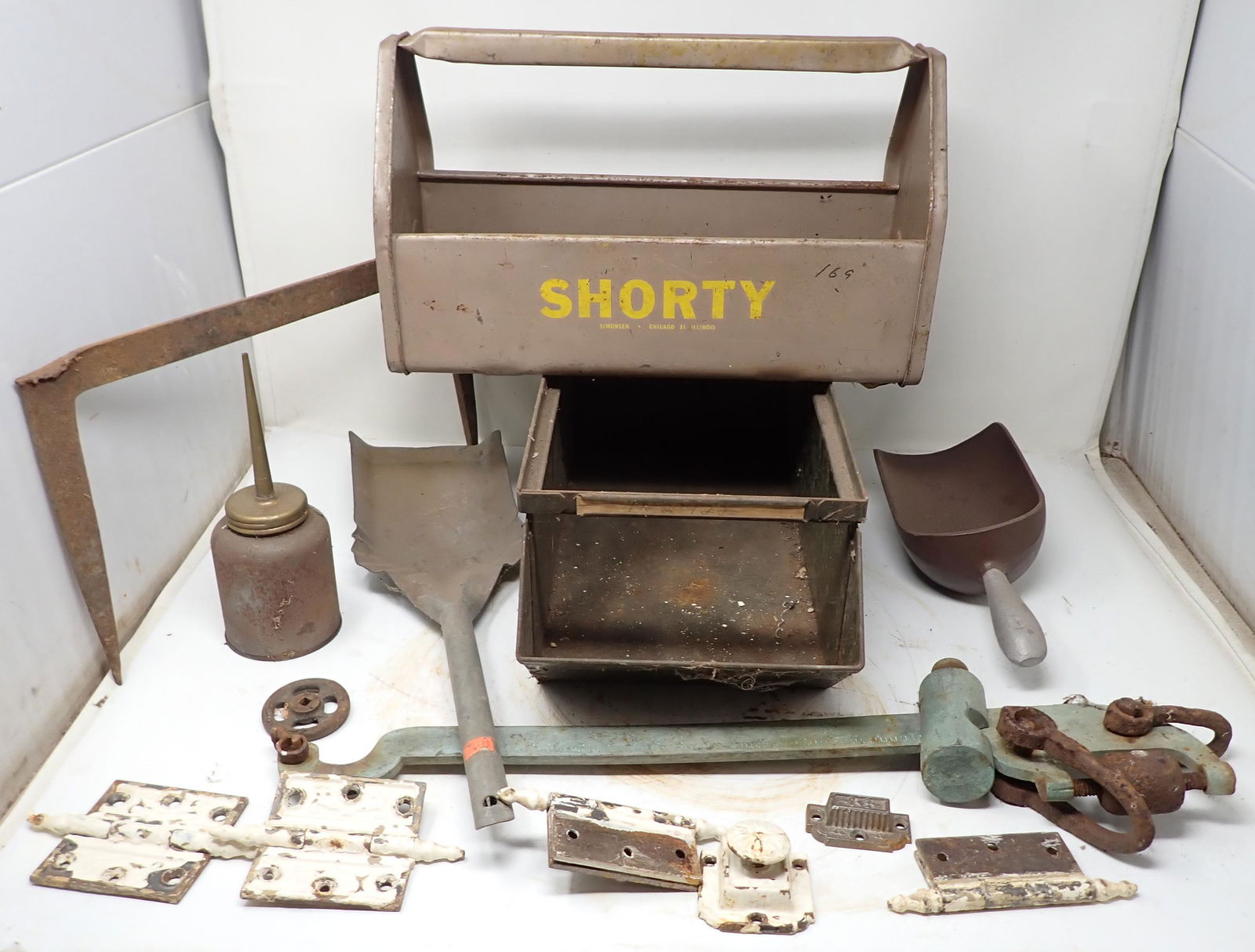 Industrial Parts Bin Tool Tote Beam Scale & Misc (1 of 4)