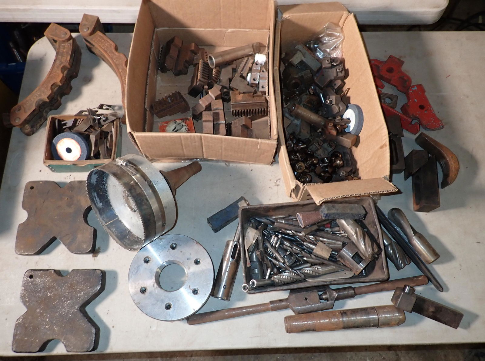 Lathe Chuck Jaws Cutters Reamers Machinist Tools (1 of 9)