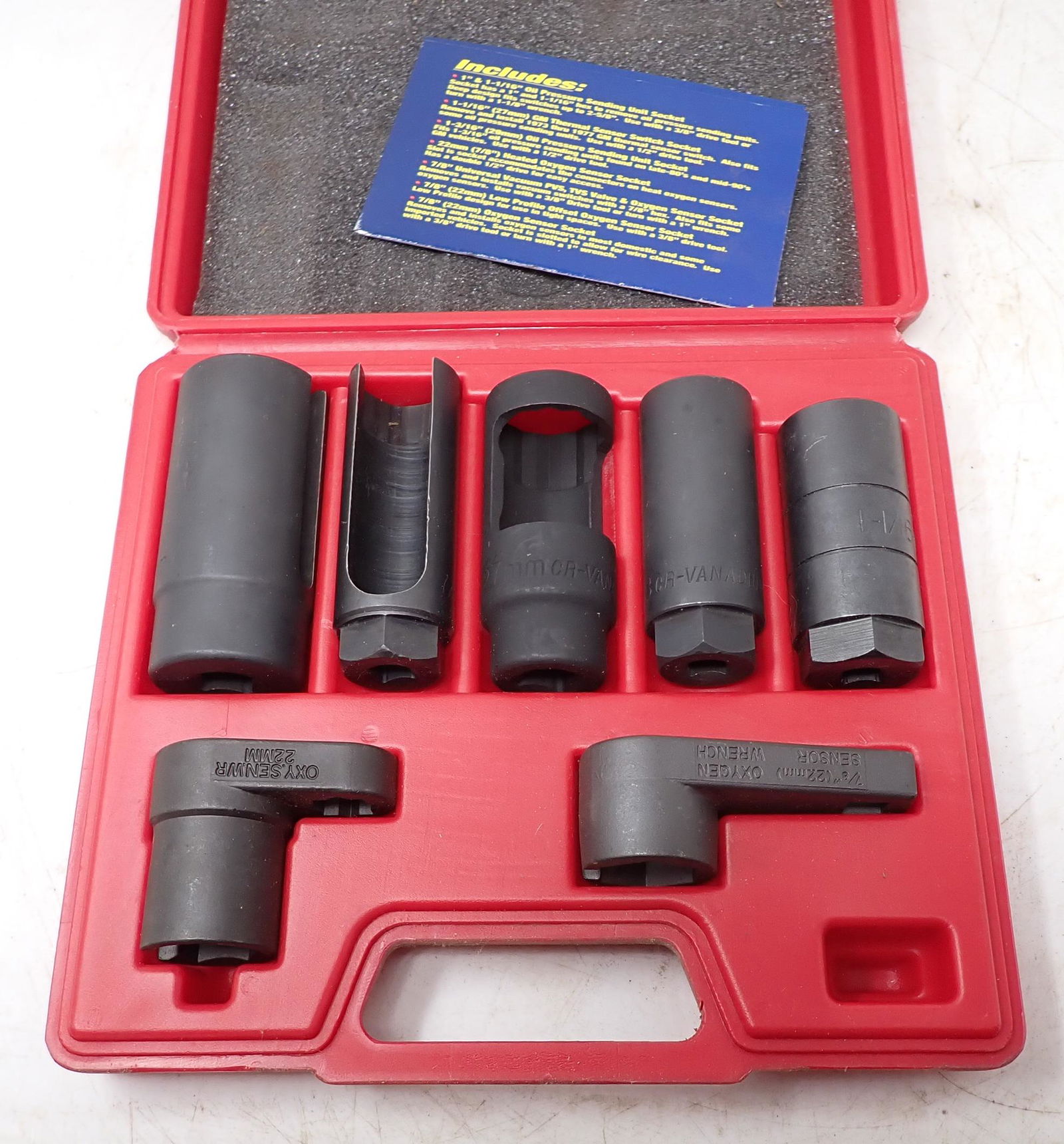 Pittsburgh 7pc Oxygen Socket Set (1 of 3)