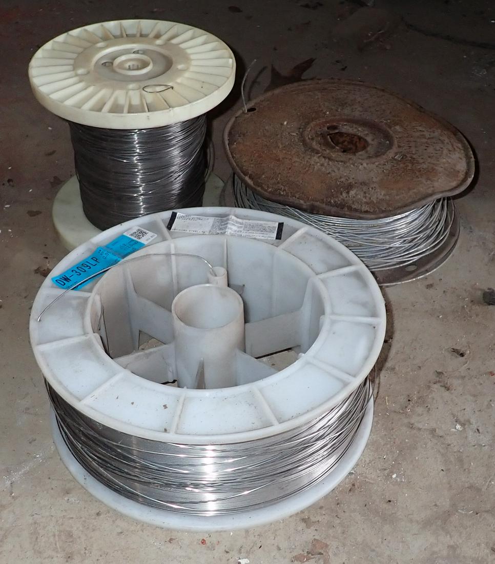 3 Spools of Steel Wire (1 of 3)