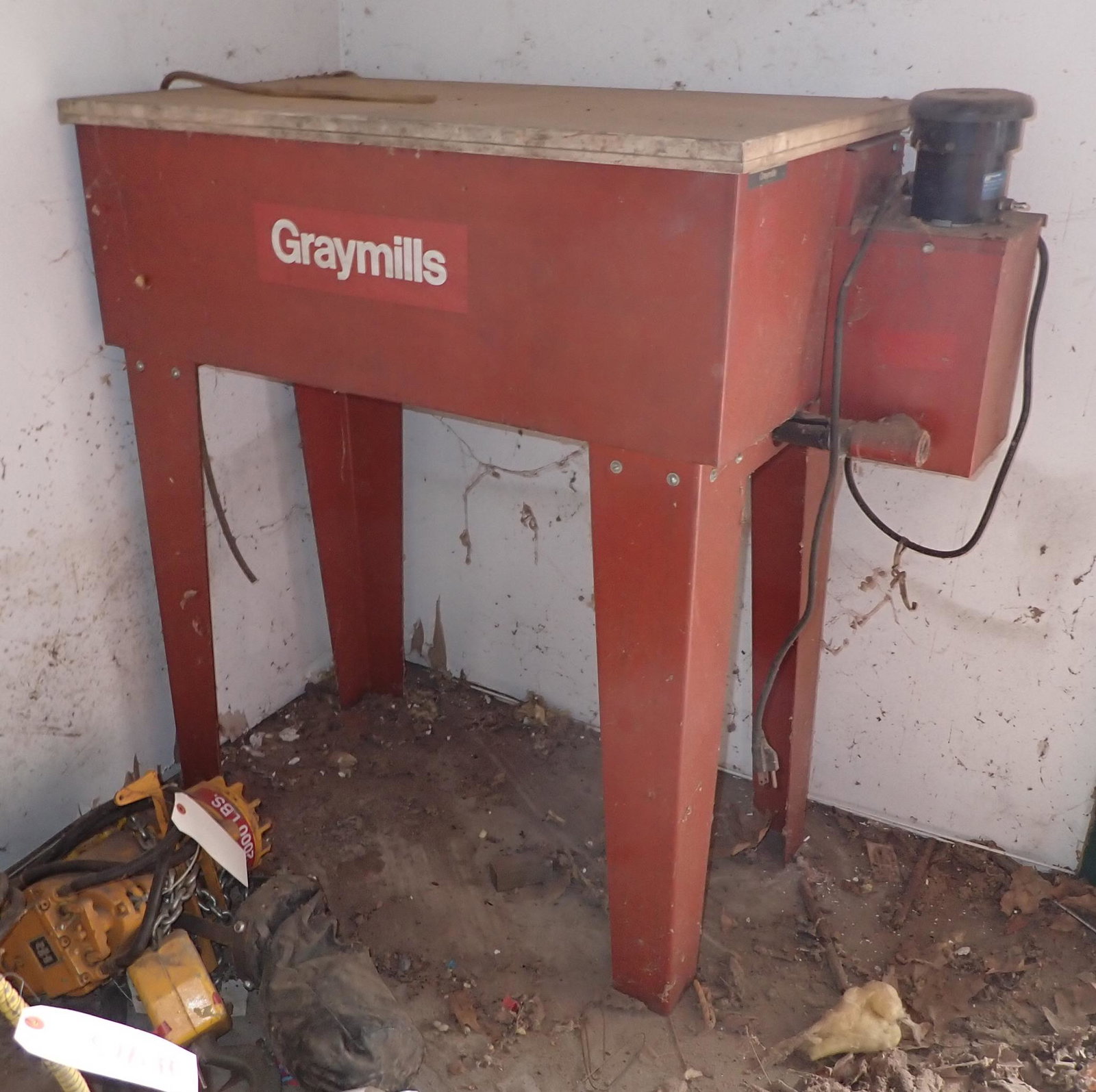 Graymills Parts Cleaner / Washer: Approx 18 1/2" x 39" x 39" tall. NO SHIPPING !