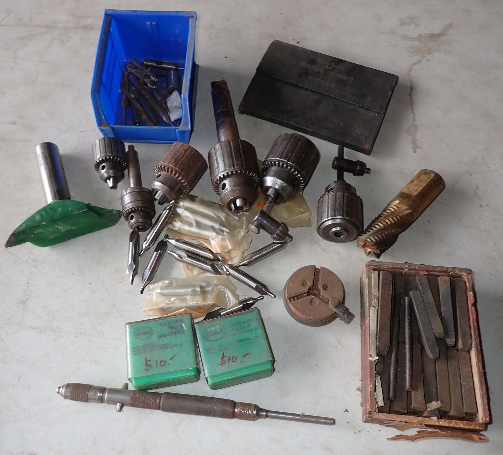 Drill Chucks End Mills Cutters Steel Stamps (1 of 5)