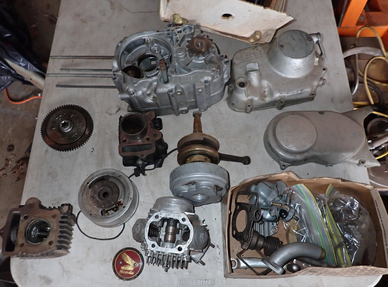 Honda 90 Parts & Lockhart Motorcycle Oil Cooler: NO SHIPPING !