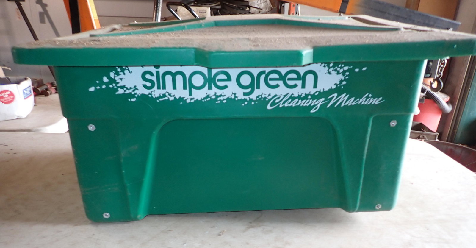 Simple Green Industrial Aqueous Parts Cleaner: Approx 23 1/2" x 36" x 16 1/2" tall. NO SHIPPING !