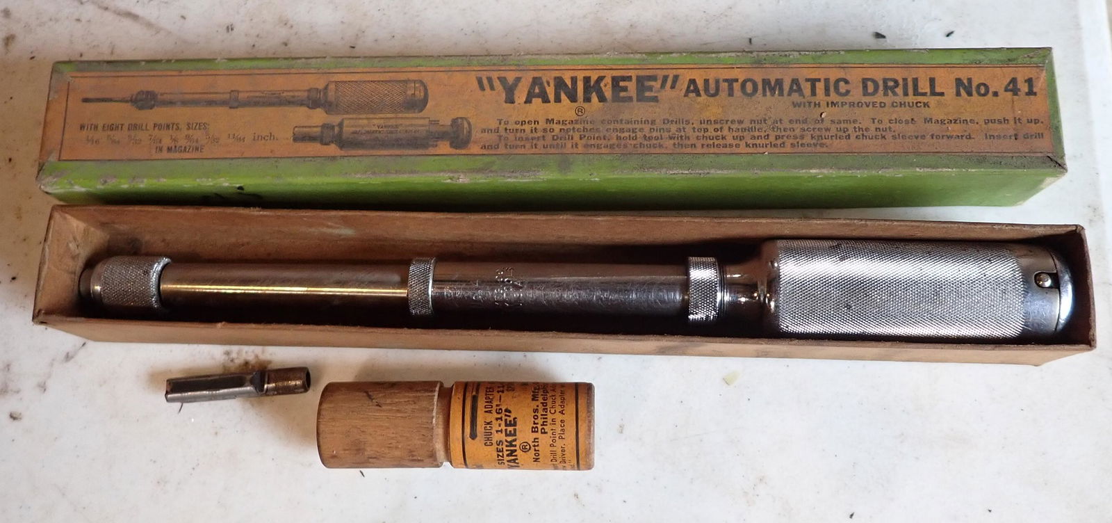 Yankee No. 41 Automatic Drill in Original Box (1 of 3)
