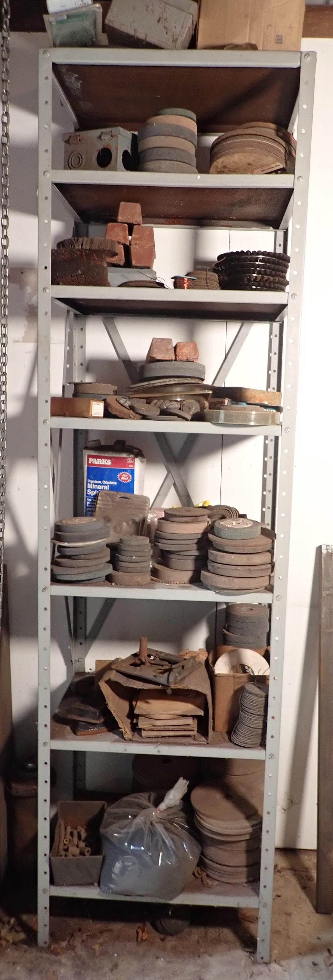 Grinding Wheels Shelf Contents (1 of 8)