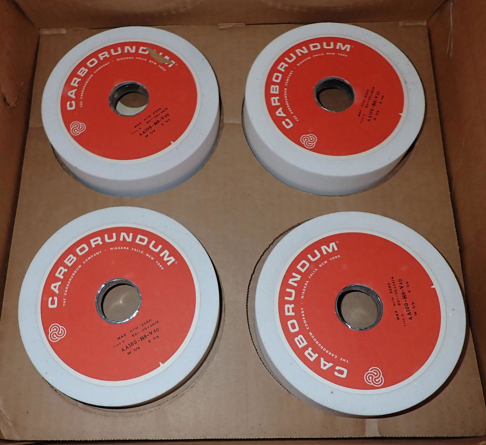 2 Boxes of Carborundum Grinding Wheels (1 of 3)