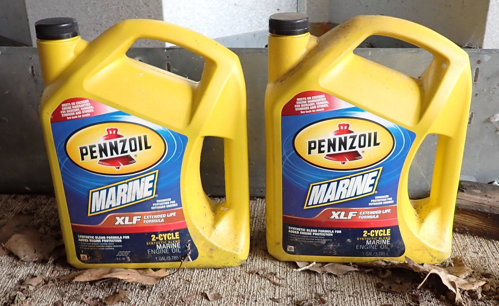 2 Gallons Pennzoil Marine XLF 2 Cycle Oil: NO SHIPPING !