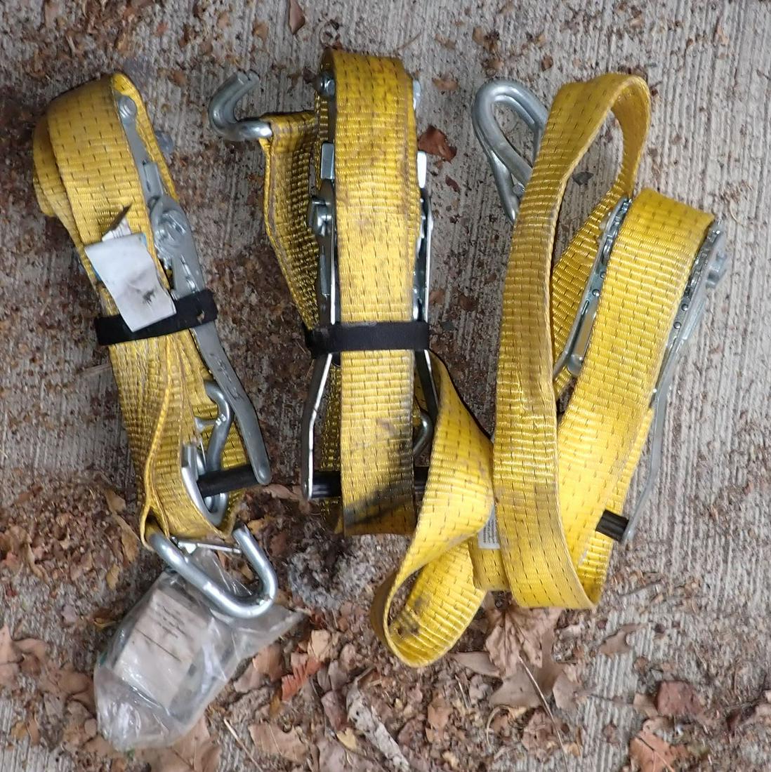 3 Rachet Straps / Tie Downs (1 of 2)