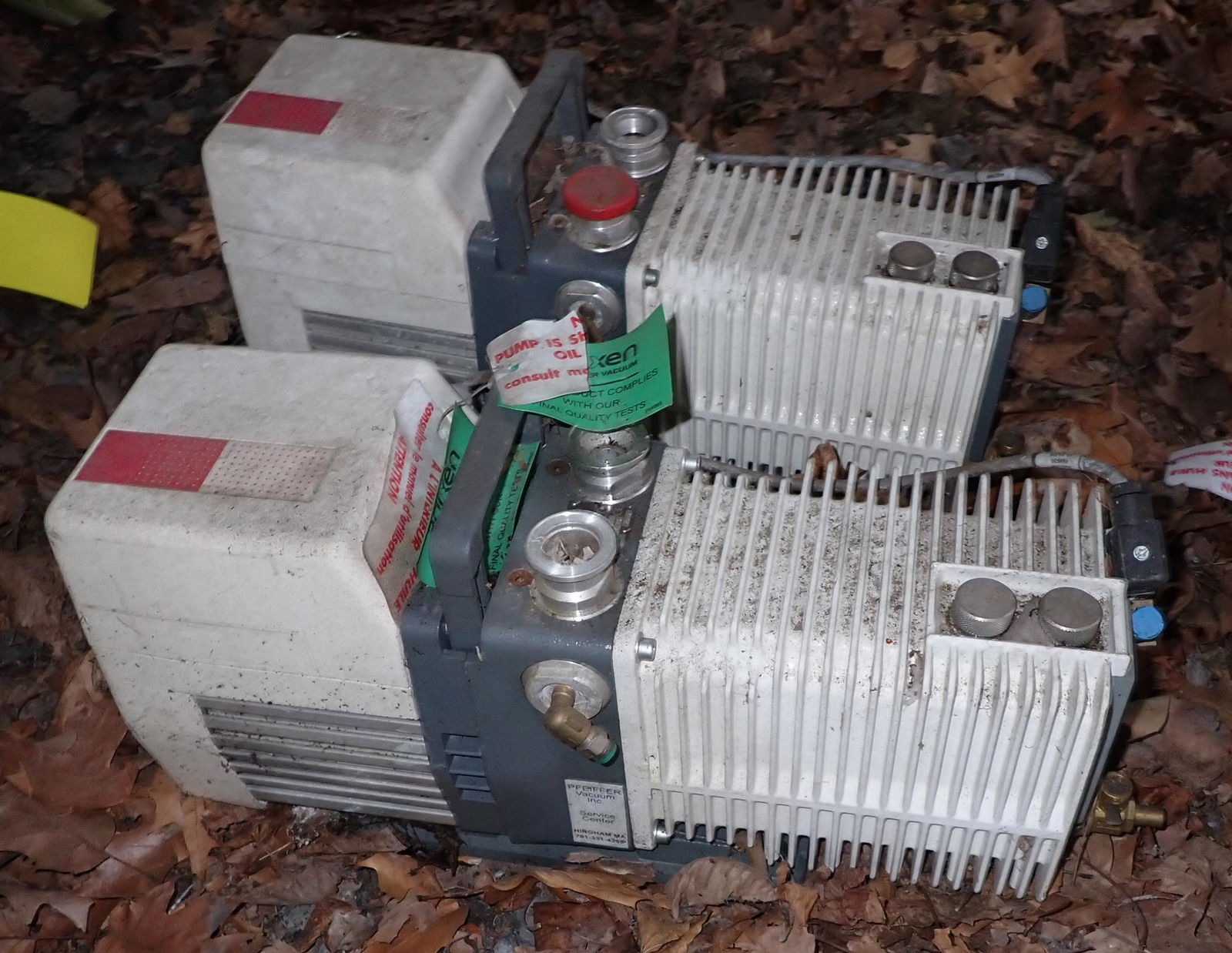 2 Adixen Pfeiffer Vane Vacuum Pumps (1 of 5)
