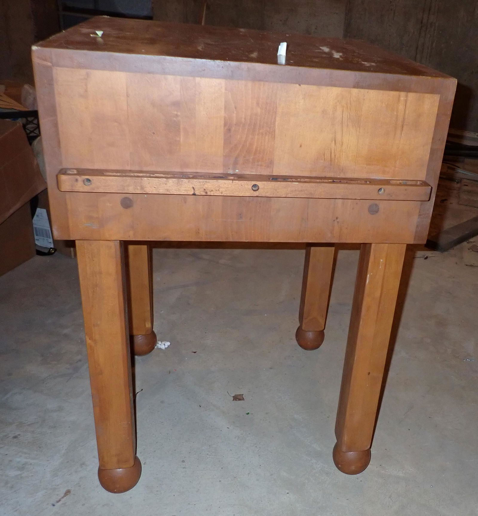 Butcher Block Style Table (1 of 4)