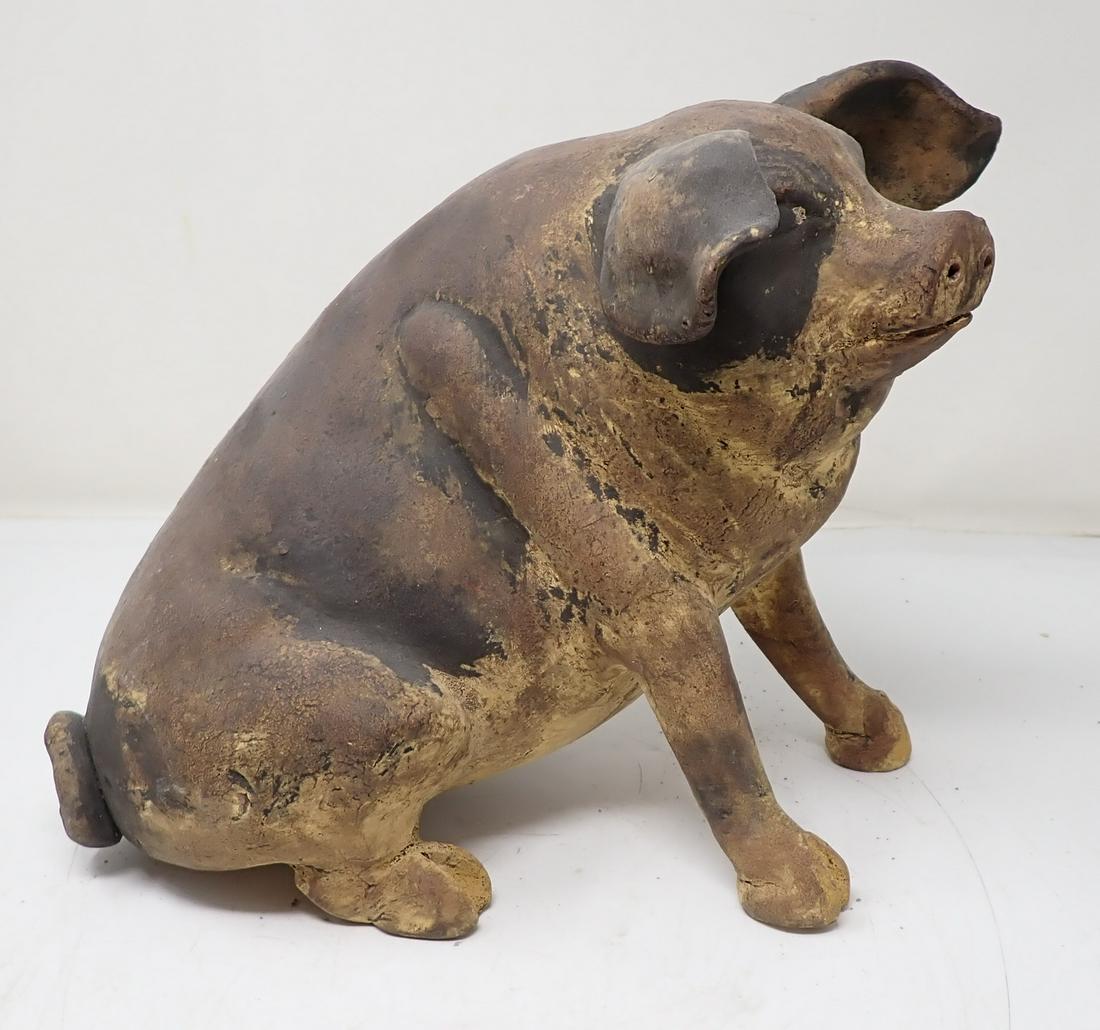 Pottery Pig Bank (1 of 3)