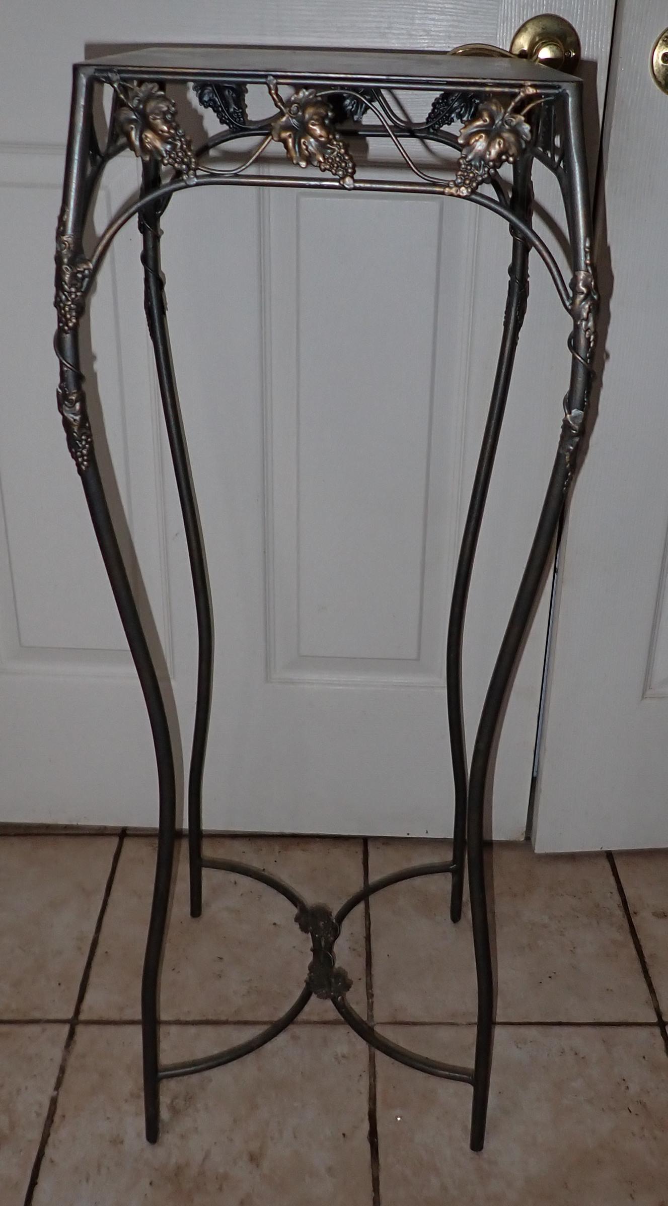 Iron Plant Stand w/ Grape Design (1 of 5)