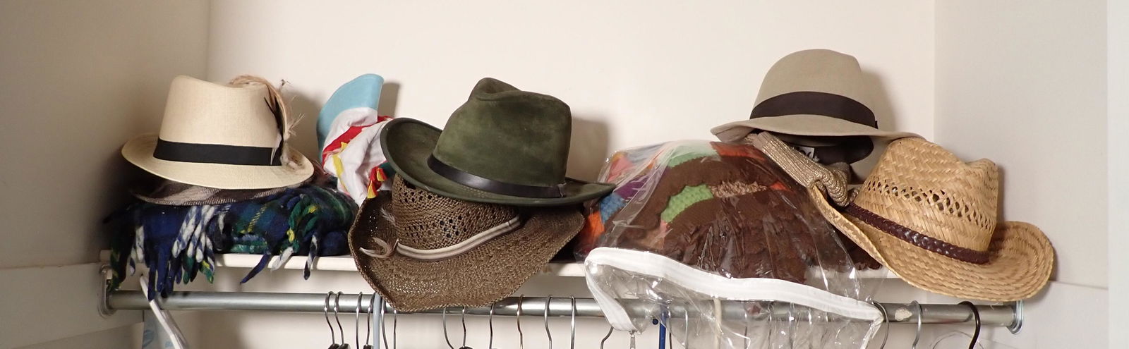 Hats & Misc Closet Contents (1 of 2)