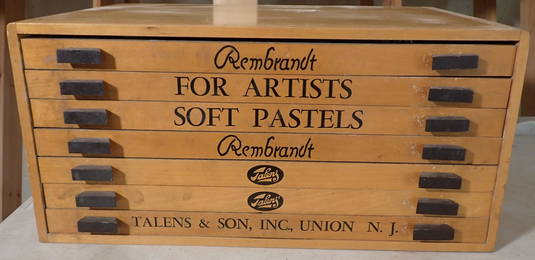 Rembrandt 7 Drawer Pastel Cabinet w/ Soft Pastels