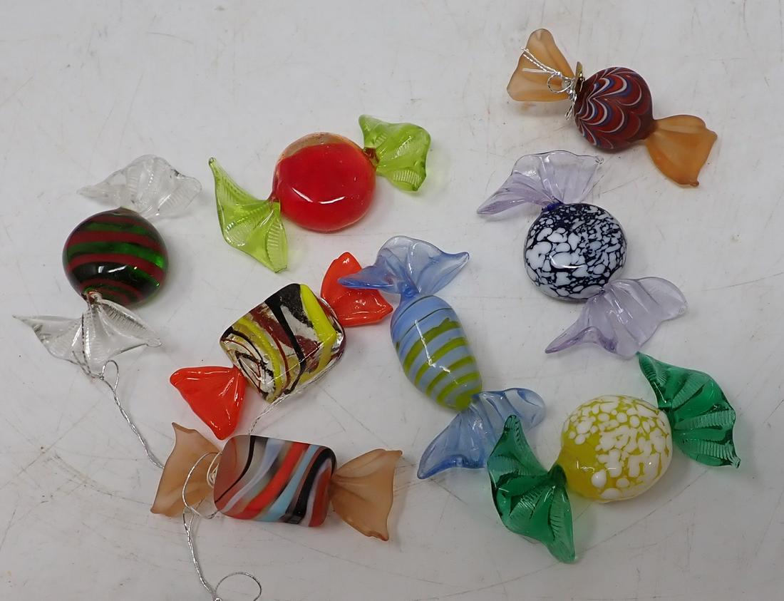 Art Glass Candy: Approx 2 1/2" long
