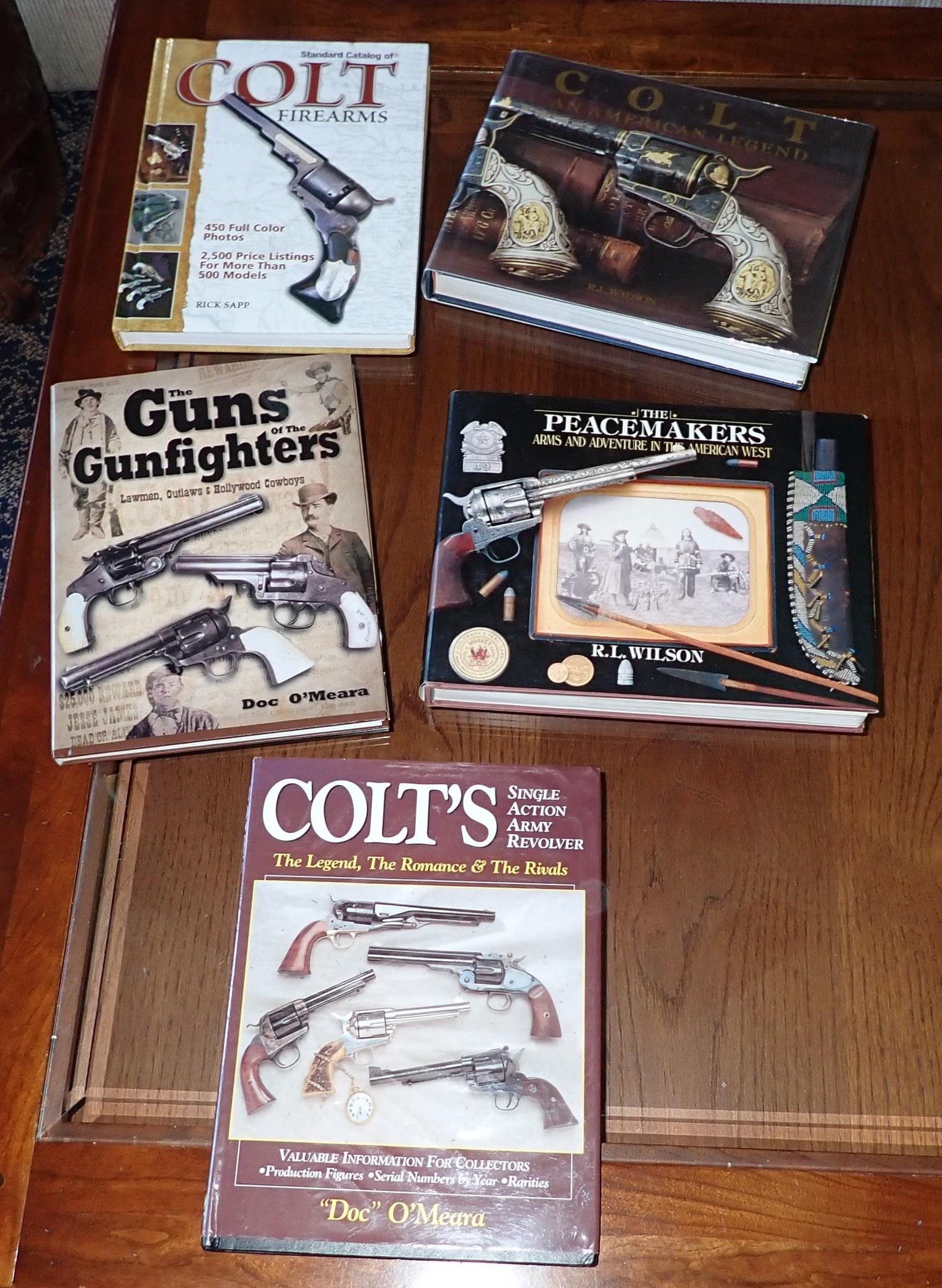 Colt Gun Books: Getting all books pictured