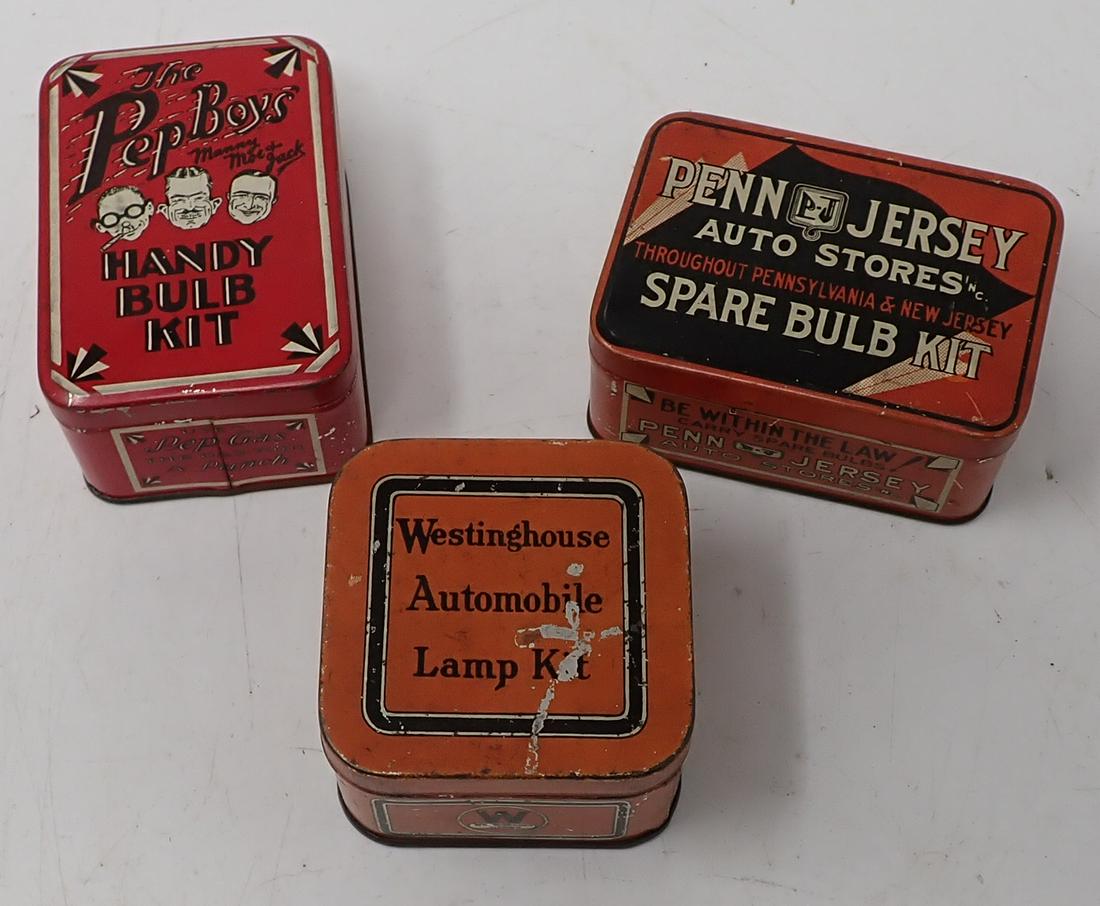 Pep Boys Penn Jersey Westinghouse Tins (1 of 3)